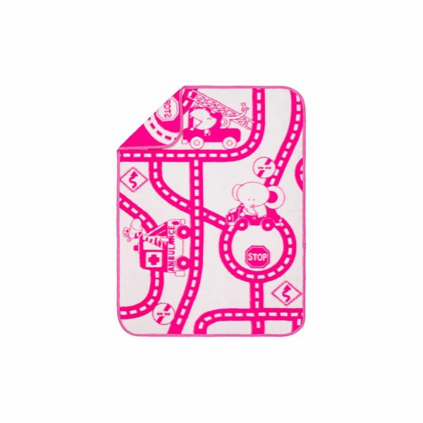 Ullpledd baby - Rosa Rute