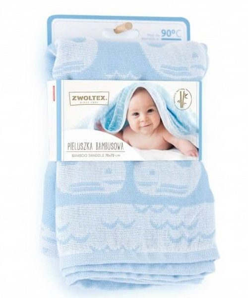 Musselinteppe - blå