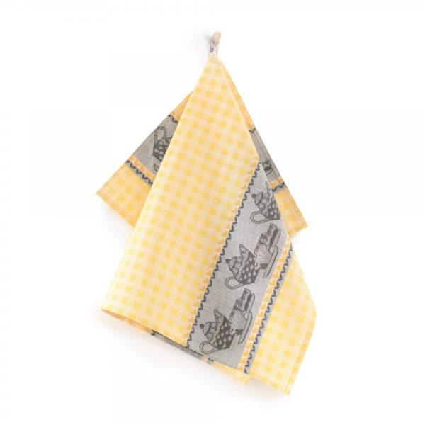 Kjøkkenhåndkle Chapla - Gul